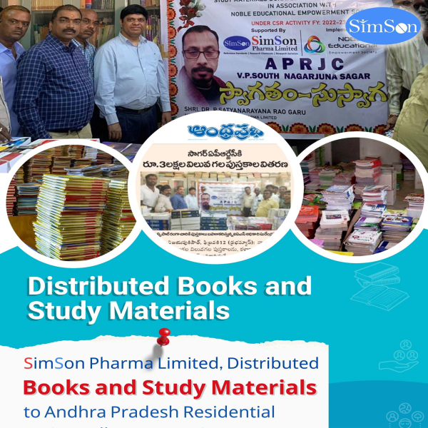CSR Activity - Distributed Books and Study Materia